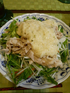 野菜たっぷり!冷しゃぶのとろろソースがけ-レシピのメイン写真