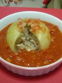 丸ごと玉ねぎのトマト煮-レシピのメイン写真