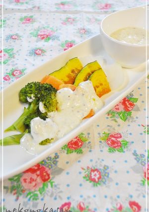 グリル野菜♬ヨーグルトソースで＊＊-レシピのメイン写真