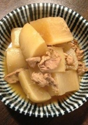 大根とキハダマグロのあらの煮物❀-レシピのメイン写真