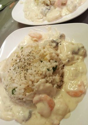 濃厚シチューをかけましょピラフ☆-レシピのメイン写真