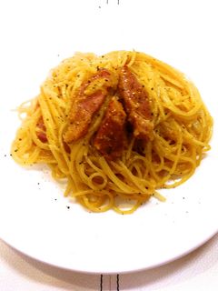 【卵黄+全卵】本格カルボナーラを簡単に!-レシピのメイン写真