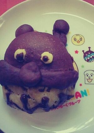 バイキンマンのパン♥HB使用-レシピのメイン写真