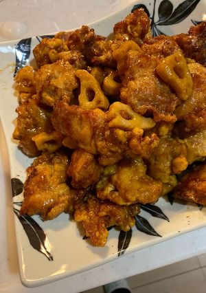 鶏とレンコンの南蛮炒め☆-レシピのメイン写真