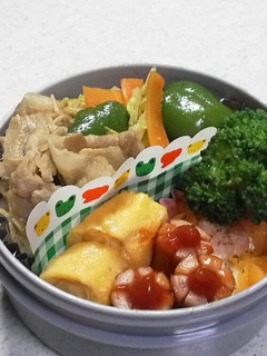 焼き肉弁当-レシピのメイン写真
