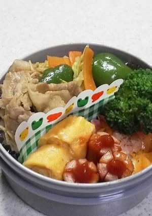 焼き肉弁当-レシピのメイン写真