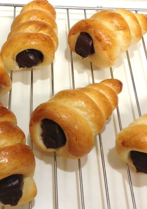 コルネ型が無くても出来る簡単チョココルネ-レシピのメイン写真