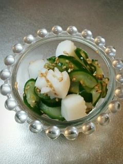 きゅうり&いかの甘酢和え-レシピのメイン写真