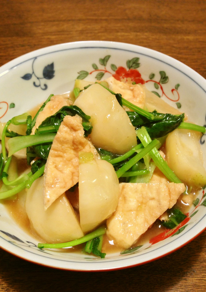 かぶと油揚げのトロ煮-レシピのメイン写真