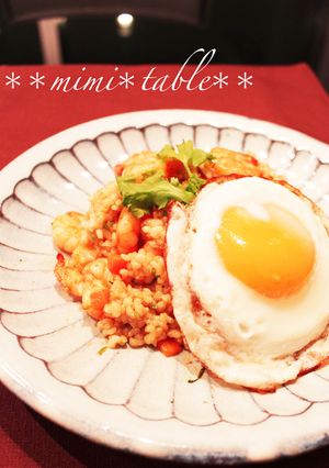 玄米でヘルシーに♡タイ風えびチャーハン-レシピのメイン写真