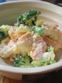 海老とブロッコリーのたまごサラダ-レシピのメイン写真