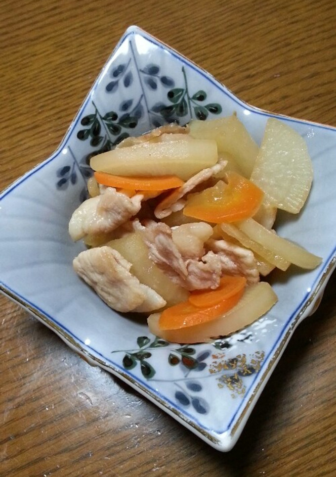 簡単、すぐできる!!豚肉と大根の煮物-レシピのメイン写真