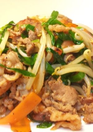たっぷり野菜のピリ辛豚肉炒め-レシピのメイン写真
