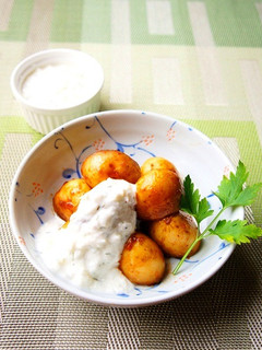 爽やか~新じゃが照り煮ヨーグルトソース-レシピのメイン写真