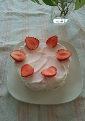 レンジで簡単！スポンジケーキ-レシピのメイン写真