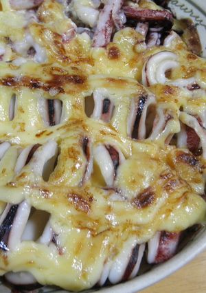 今日は居酒屋気分！！イカのマヨネーズ焼き-レシピのメイン写真