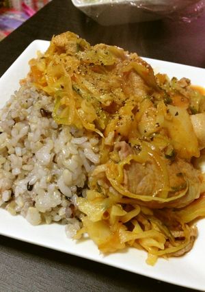韓国風野菜煮込プレート～カレーアレンジ～-レシピのメイン写真