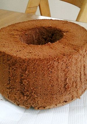 バレンタイン♥ココアでシフォンケーキ♥-レシピのメイン写真