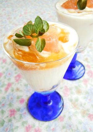 簡単おうちカフェ★ヨーグルトパフェ-レシピのメイン写真