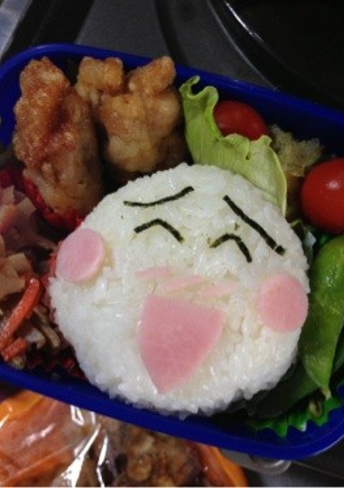 キャラ弁 花かっぱ てれてれぼうず-レシピのメイン写真