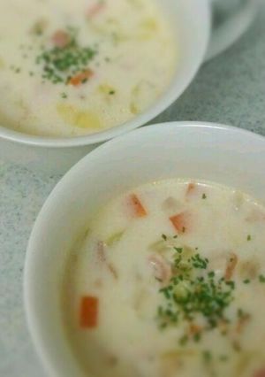 ボリュームたっぷり♪クラムチャウダー-レシピのメイン写真