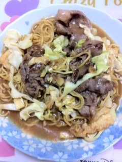 牛肉のみそ焼きそば-レシピのメイン写真