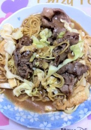 牛肉のみそ焼きそば-レシピのメイン写真