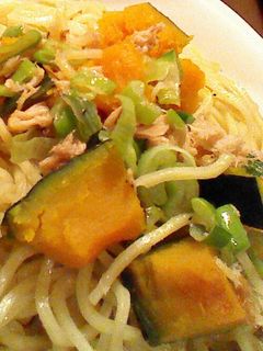 カボチャとツナの塩焼きそば-レシピのメイン写真