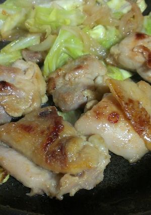 豚味噌漬けからの～鶏モモ肉の味噌漬け炒め-レシピのメイン写真