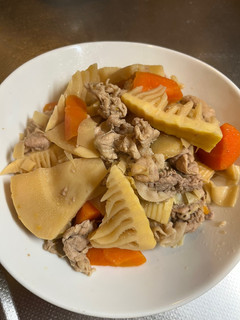 筍と豚こま肉の生姜炒め煮♪-レシピのメイン写真