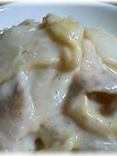 ほんのりゴマ風味・。・。・゚白菜と豚肉のクリーム煮-レシピのメイン写真
