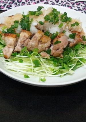 すだちポン酢×おろしDEあっさりチキン-レシピのメイン写真