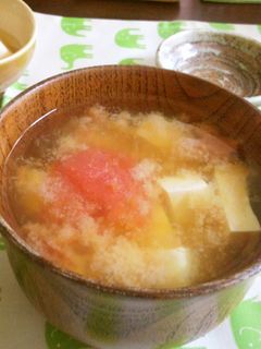 トマト★味噌汁-レシピのメイン写真