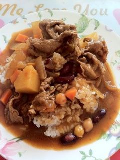 牛肉と豆のカレー-レシピのメイン写真