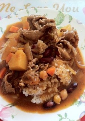 牛肉と豆のカレー-レシピのメイン写真