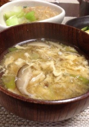 干し椎茸の中華スープ-レシピのメイン写真