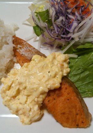 めちゃ簡単☆鮭のムニエル☆タルタルソース-レシピのメイン写真