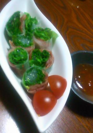 野菜たっぷりプチプチ海藻麺で生春巻-レシピのメイン写真