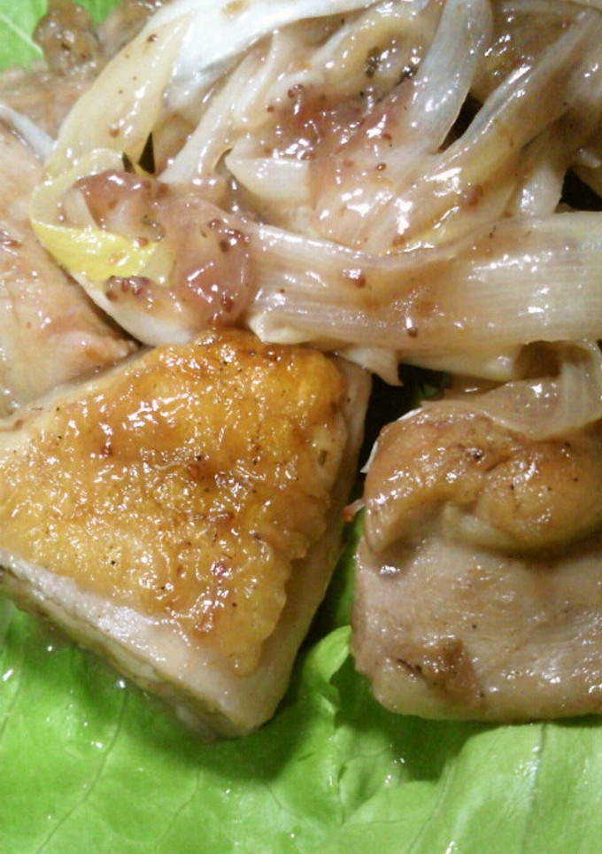 梅肉といちごジャムの鶏照り焼き♡給食風-レシピのメイン写真