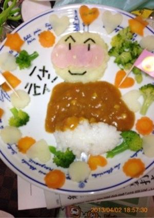 1歳の誕生日★アンパンマンカレー♪-レシピのメイン写真