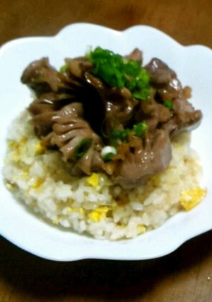 俺流のスタミナ飯！砂肝チャーハン-レシピのメイン写真