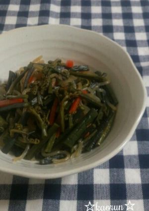 ★わらびの炒め物★-レシピのメイン写真