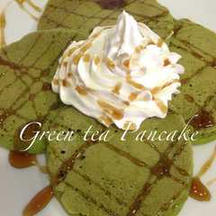 รูปของ 抹茶のパンケーキ