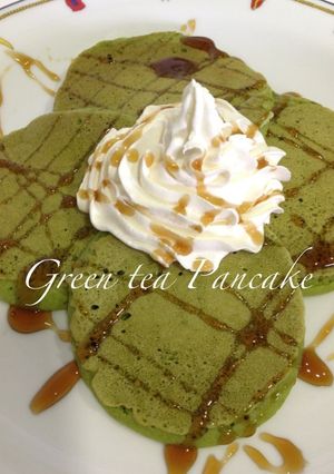 抹茶のパンケーキ-レシピのメイン写真