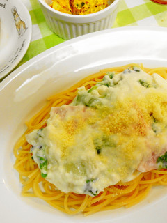 *リメイク*白菜のクリーム煮のパスタ*-レシピのメイン写真