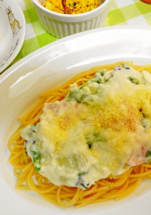 ＊リメイク＊白菜のクリーム煮のパスタ＊-レシピのメイン写真