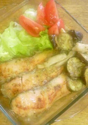 サーモンのハーブオイル焼き-レシピのメイン写真