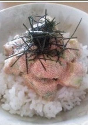 アボカドの明太マヨ丼-レシピのメイン写真