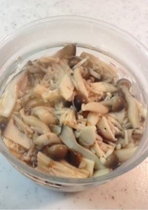 梅きのこ-レシピのメイン写真