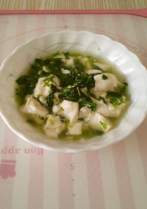 【離乳食中期】豆腐と野菜のスープ煮-レシピのメイン写真